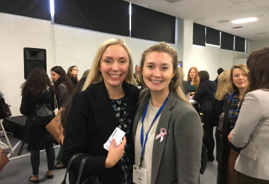 Holly Porter and Charlotte Hammond at Women in Construction