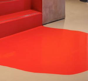 Poured resin floors at Twickenham Studios