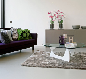 Solid Flint Poured Resin Floor