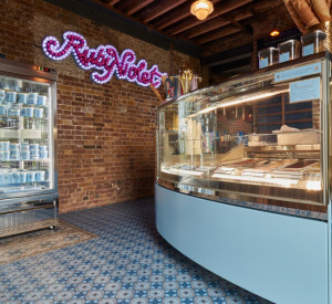 Resin floors at ice cream parlour