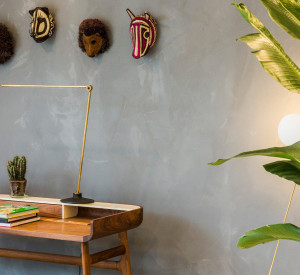 Resin walls at Conran Shop