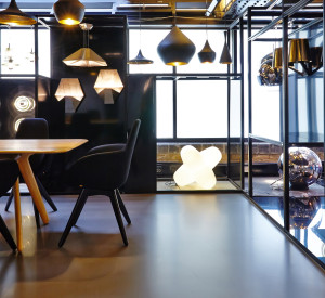 Resin floors in Tom Dixon Shop