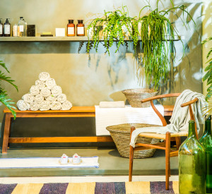 Resin walls at Conran Shop