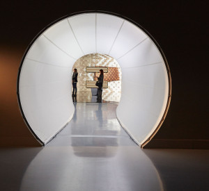 Poured resin floors at Louis Vuitton