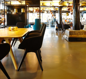 Resin floors in Tom Dixon Shop