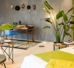 Resin walls at Conran Shop