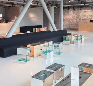 Poured resin floors at Louis Vuitton