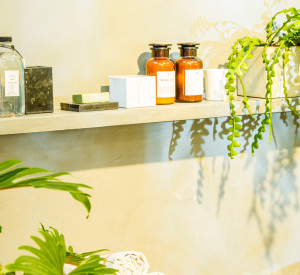 Resin walls at Conran Shop