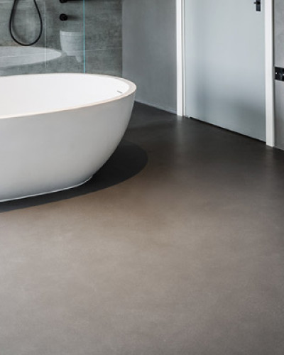 Terrazzo resin flooring by Sphere8